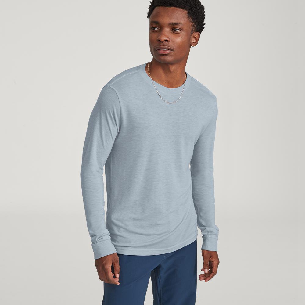 Allbirds Men's TrinoXO™ Long Sleeve - T-Shirt Grey - FCW609734